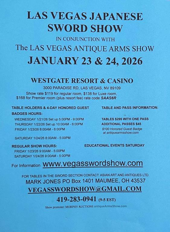 2026 Las Vegas Sword Show